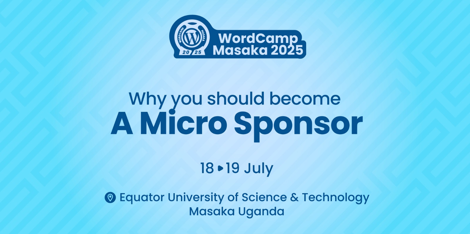 Why You Should Become a Micro Sponsor at WordCamp Masaka 2025